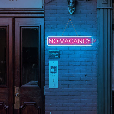 No Vacancy Neon Sign Open Led Light