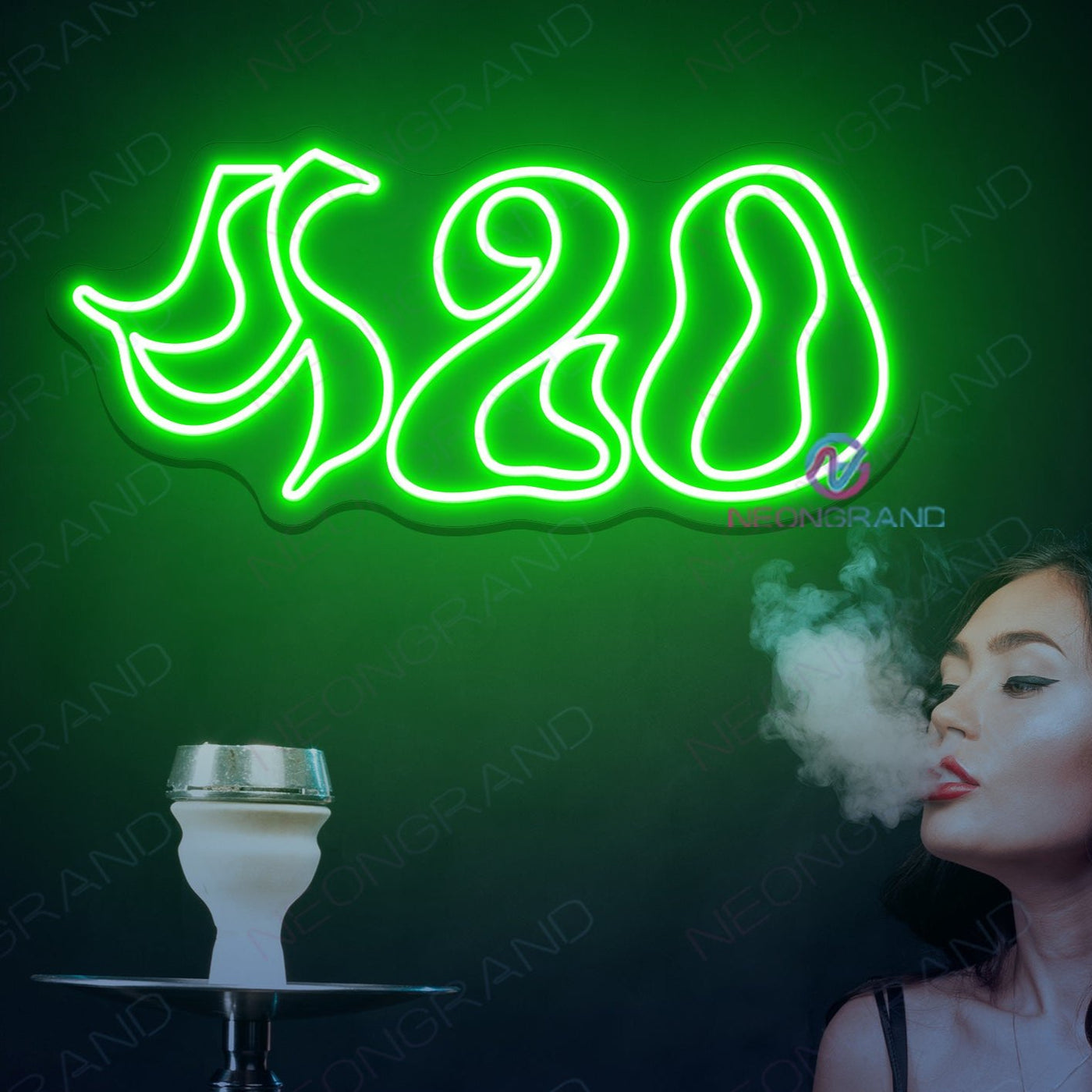 420 Smoke Neon Sign Weed Led Lights 