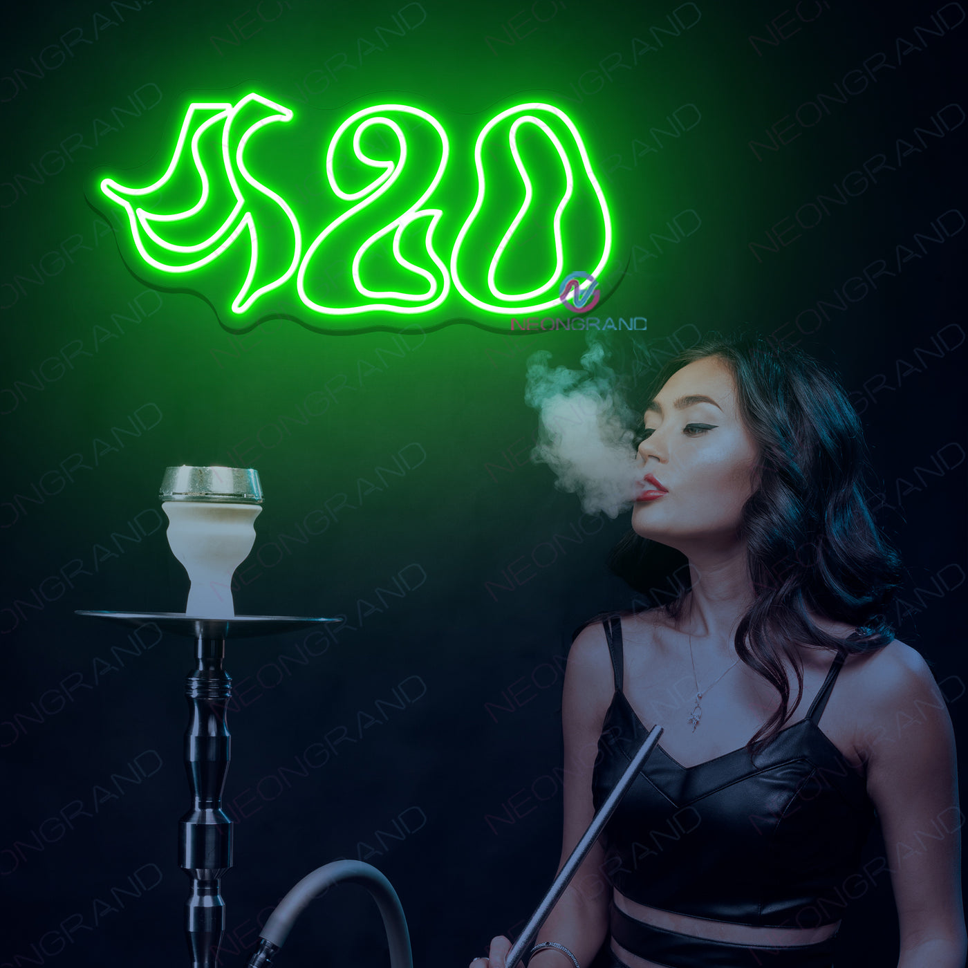 420 Smoke Neon Sign Weed Led Lights 