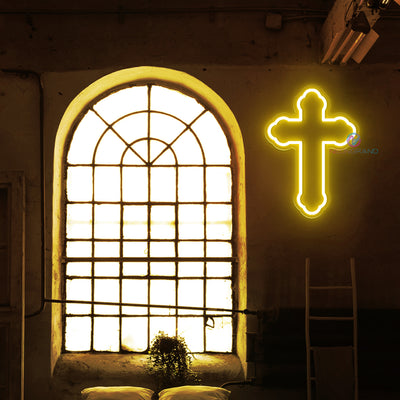 Cross Neon Sign Christian Led Light