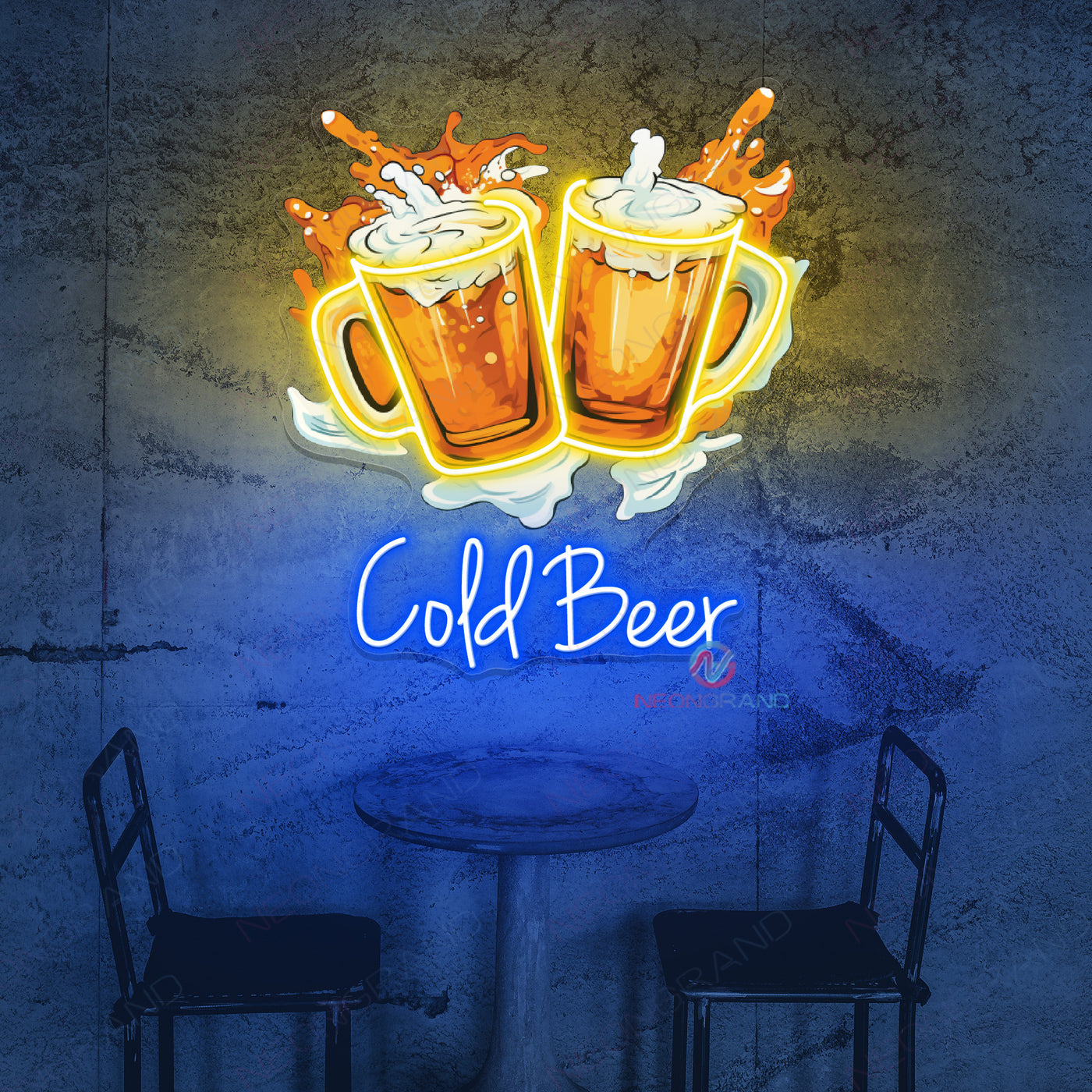 Cold Beer Neon Sign Drinking Led Light Neon Beer Sign