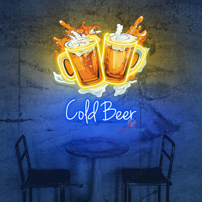 Cold Beer Neon Sign Drinking Led Light Neon Beer Sign