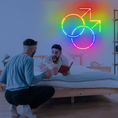 Gay Neon Sign Pride Gay Symbol Led Light 4