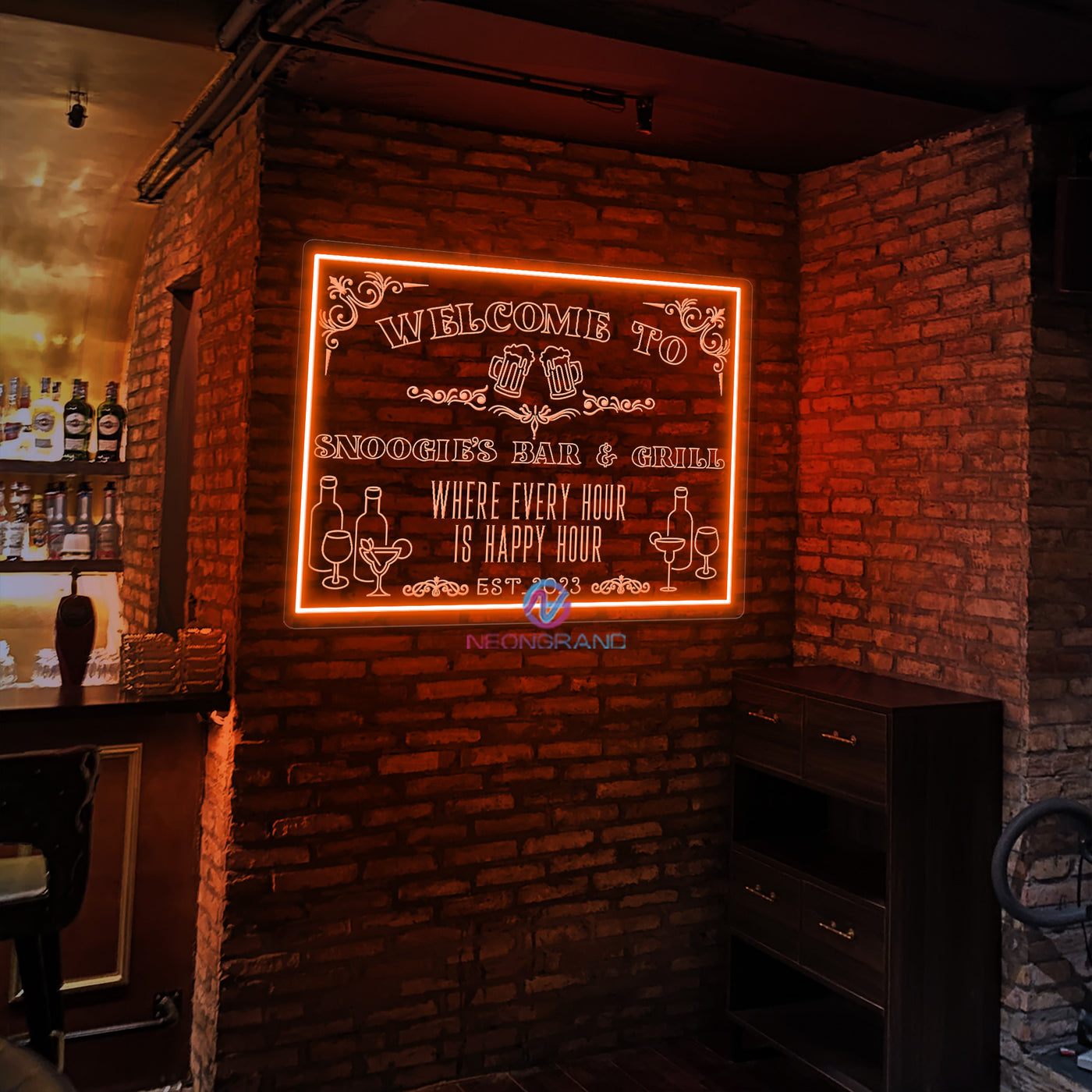 Custom Neon Bar Signs Led Light