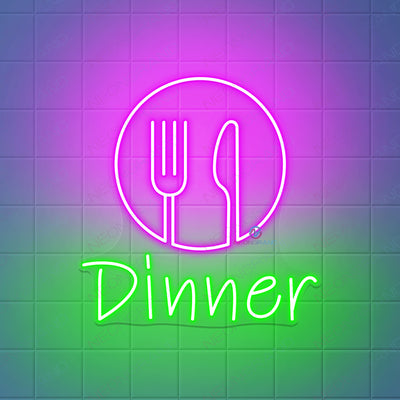 Neon Dinner Sign Kitchen Led Light