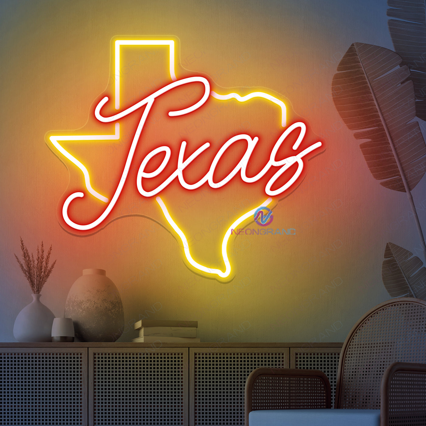 Texas State Neon Sign Man Cave Led Light