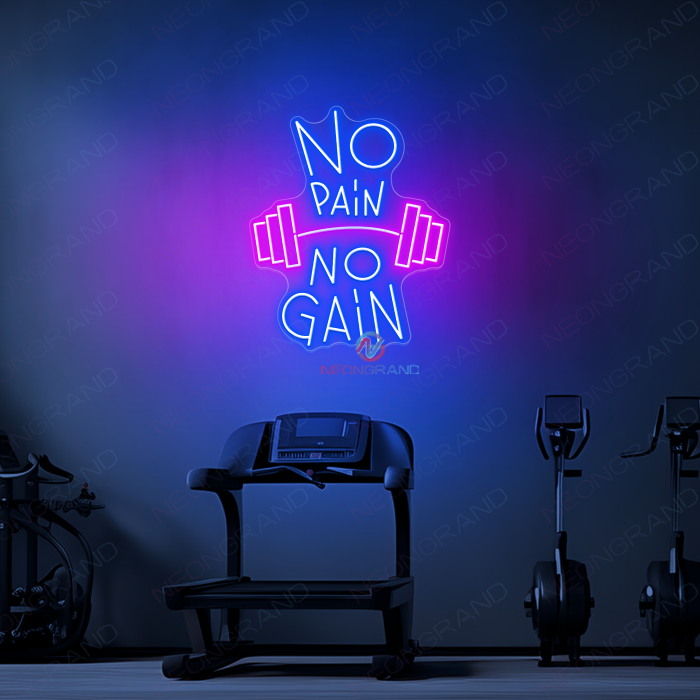 Barbell Neon Sign Gym Inspirational Led Light