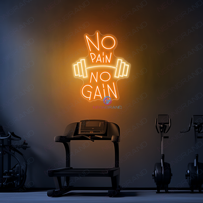 Barbell Neon Sign Gym Inspirational Led Light