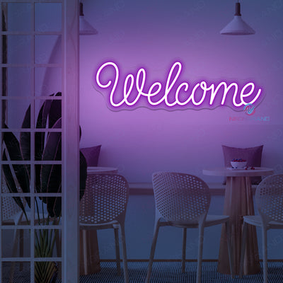 Business Welcome Neon Sign Decor Led Lights