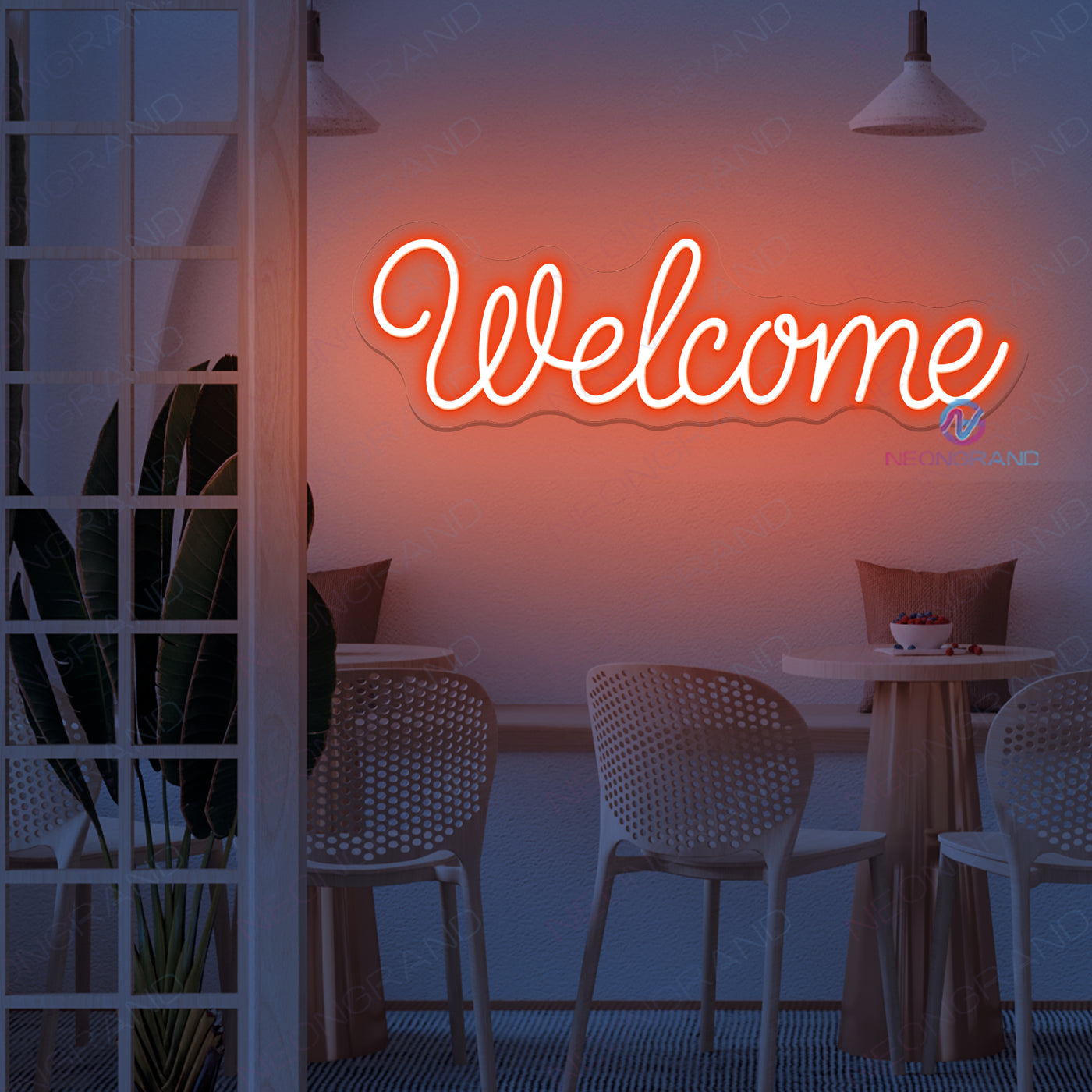 Business Welcome Neon Sign Decor Led Lights