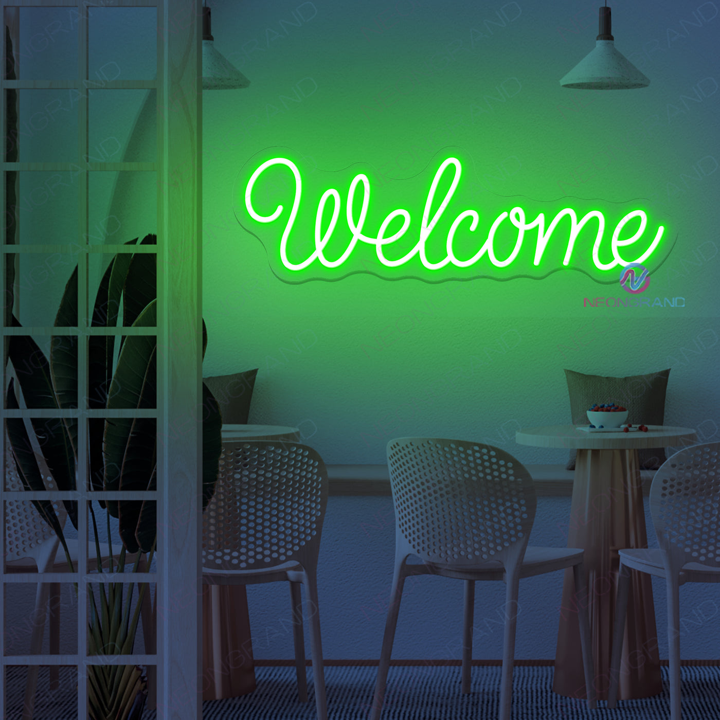 Business Welcome Neon Sign Decor Led Lights