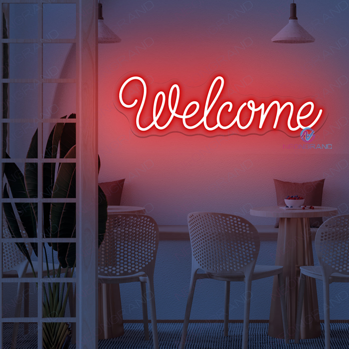 Business Welcome Neon Sign Decor Led Lights