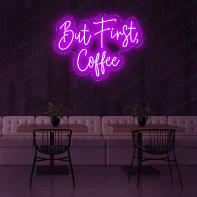 But First Coffee Neon Sign Led Light