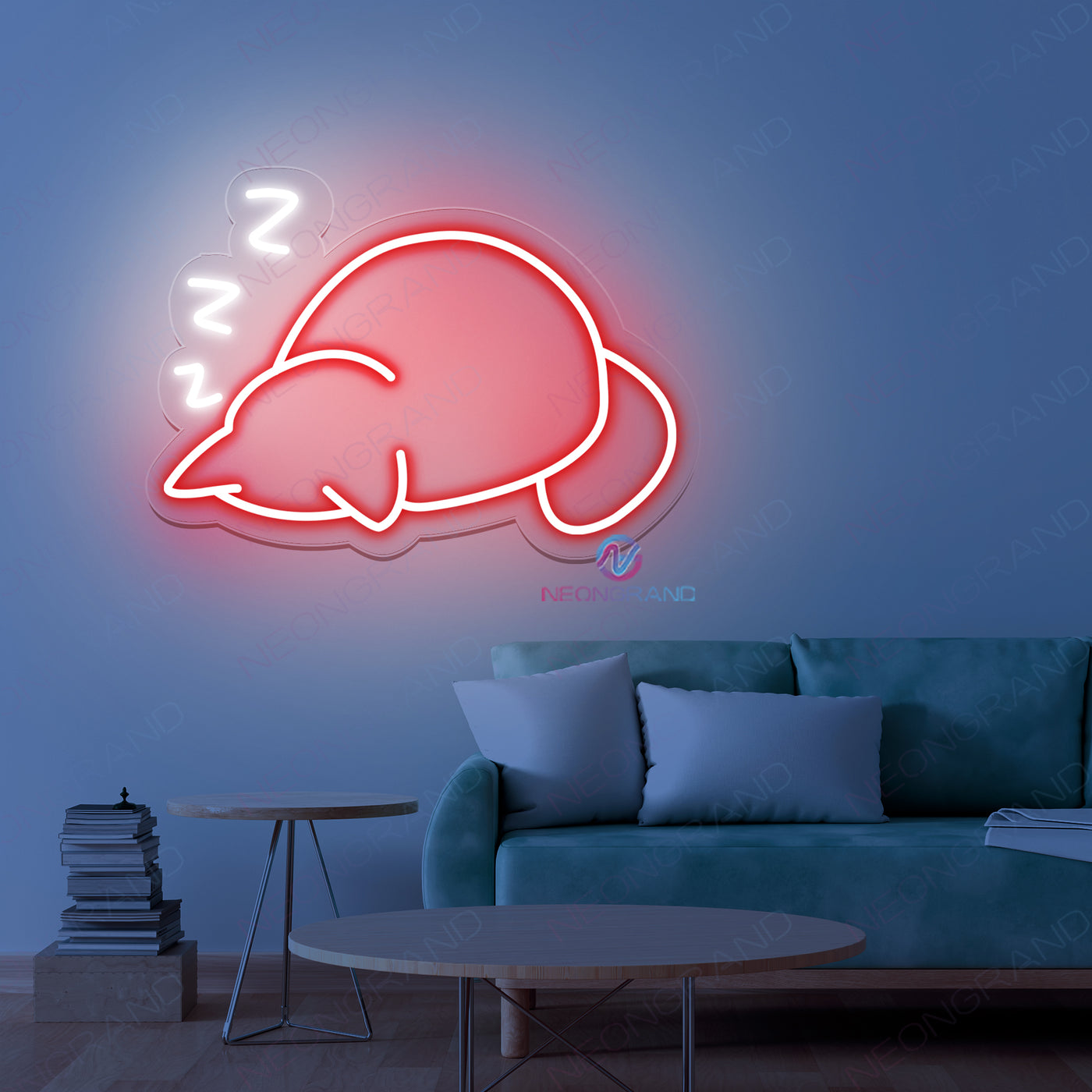 Cat Neon Sign Sleepy Pet Led Light