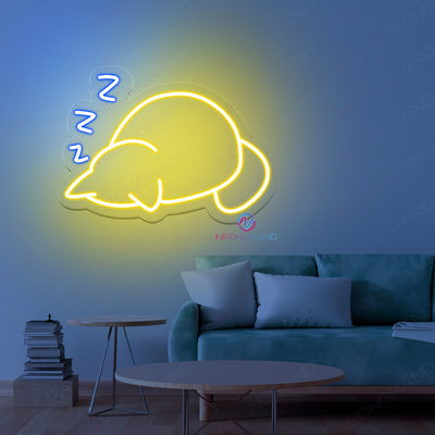 Cat Neon Sign Sleepy Pet Led Light