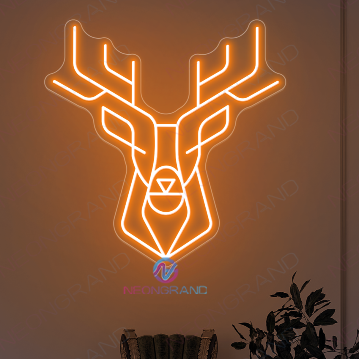 Deer Neon Sign Cool Decoration Led Light