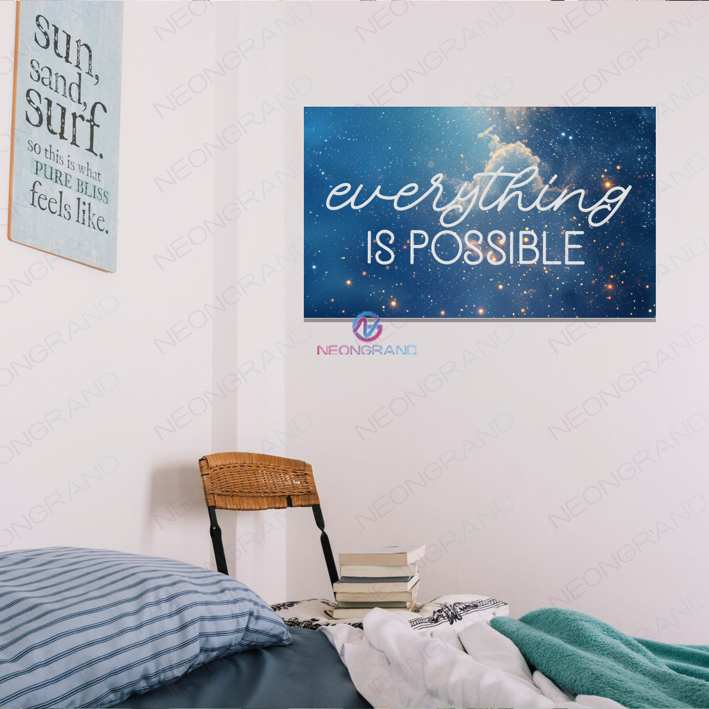 Everything Is Possible Art Work Neon Sign UV Printing Led Light