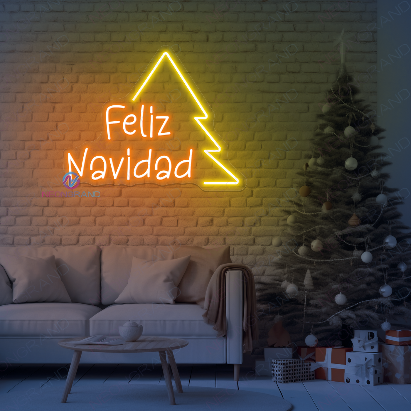 Feliz Navidad Neon Sign Christmas LED Light