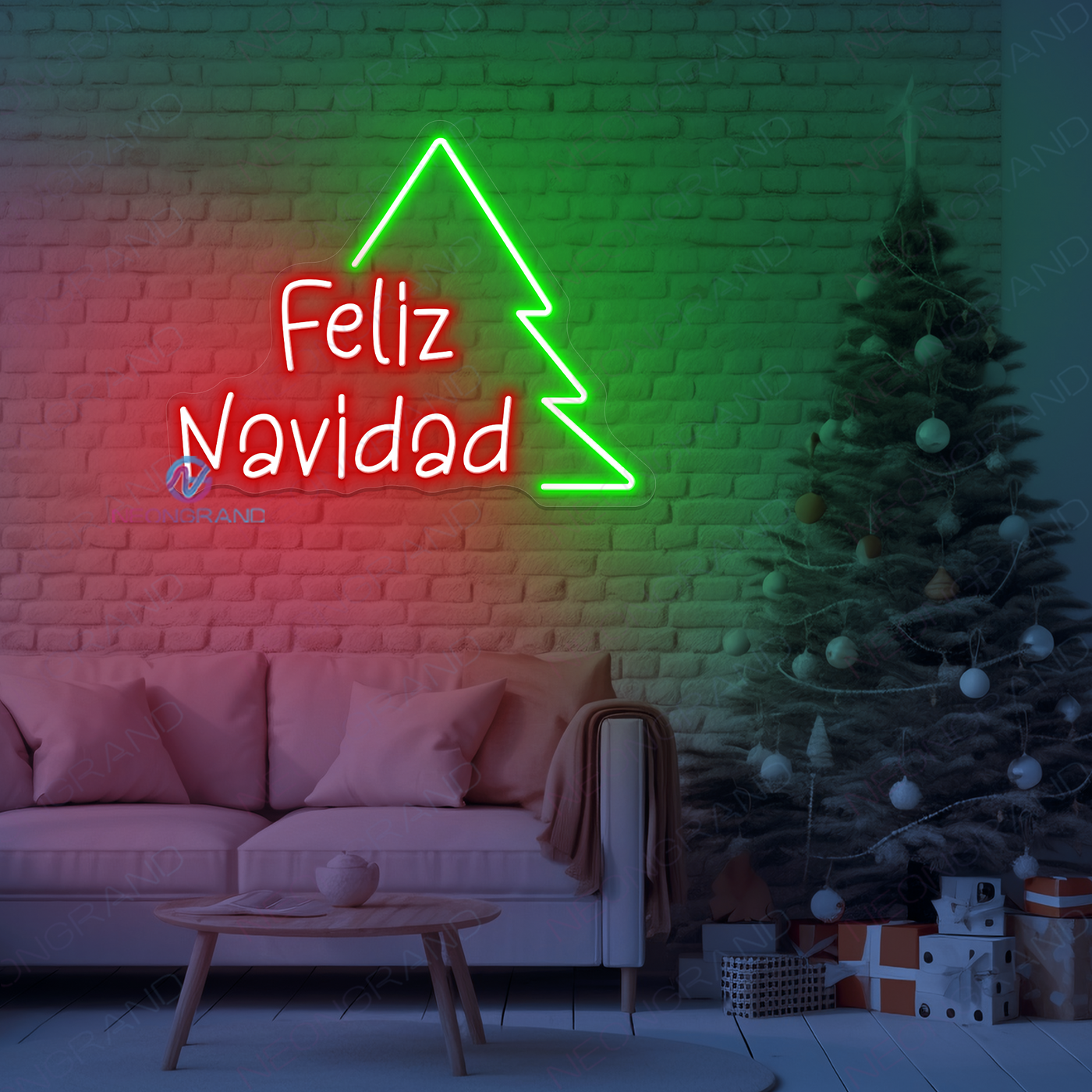 Feliz Navidad Neon Sign Christmas LED Light