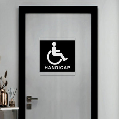 Handicap Sign UV Printed Acrylic Office Sign