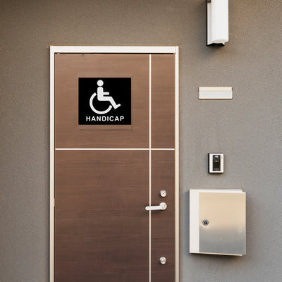 Handicap Sign UV Printed Acrylic Office Sign