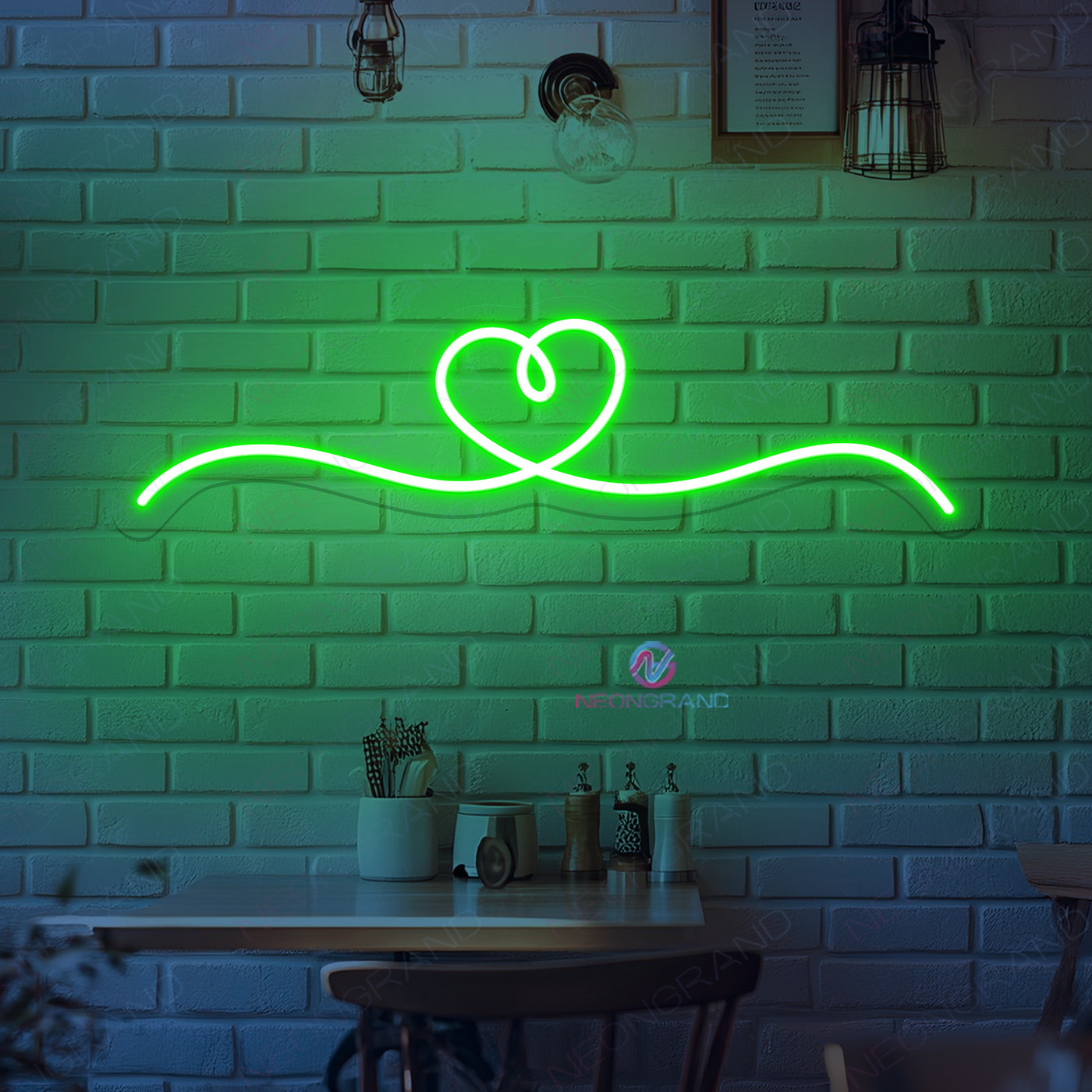 Heart Neon Sign Aesthetic Led Light