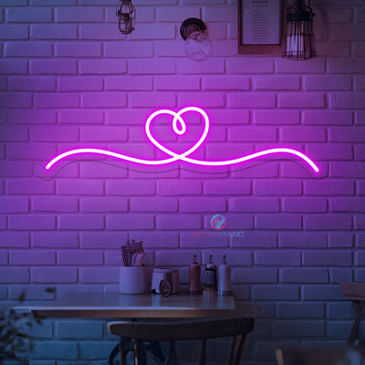 Heart Neon Sign Aesthetic Led Light