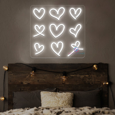 Heart Neon Sign Aesthetic Vintage Led Light