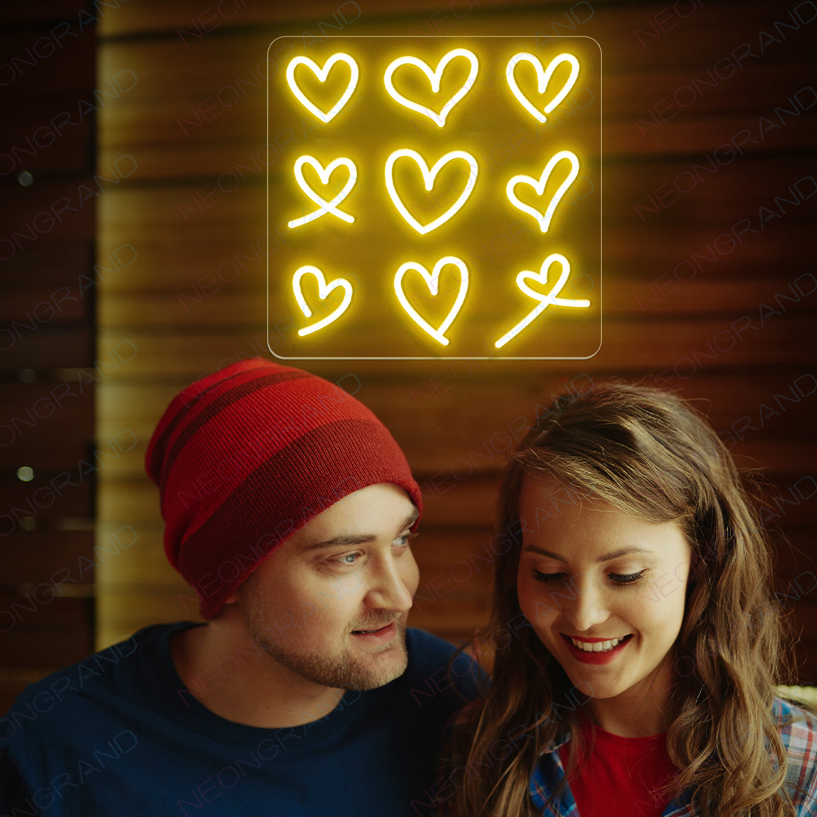 Heart Neon Sign Aesthetic Vintage Led Light