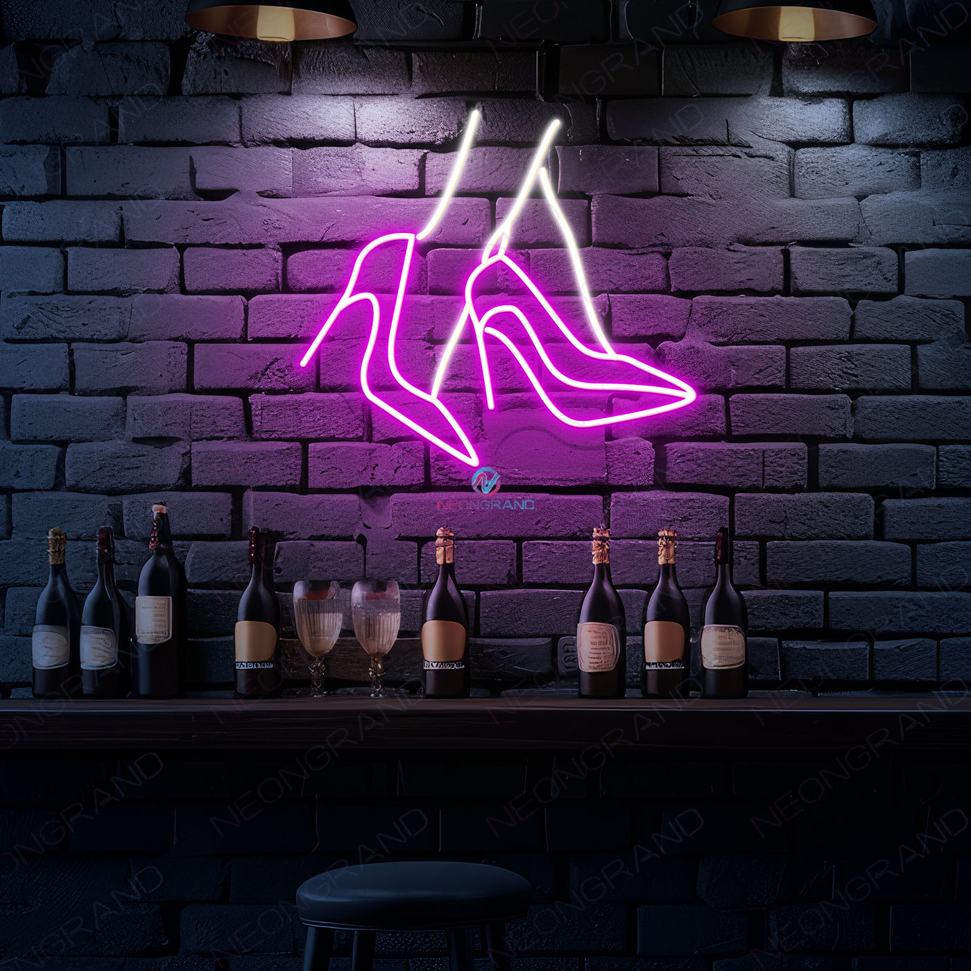 High Heels Neon Sign Bar Led Light