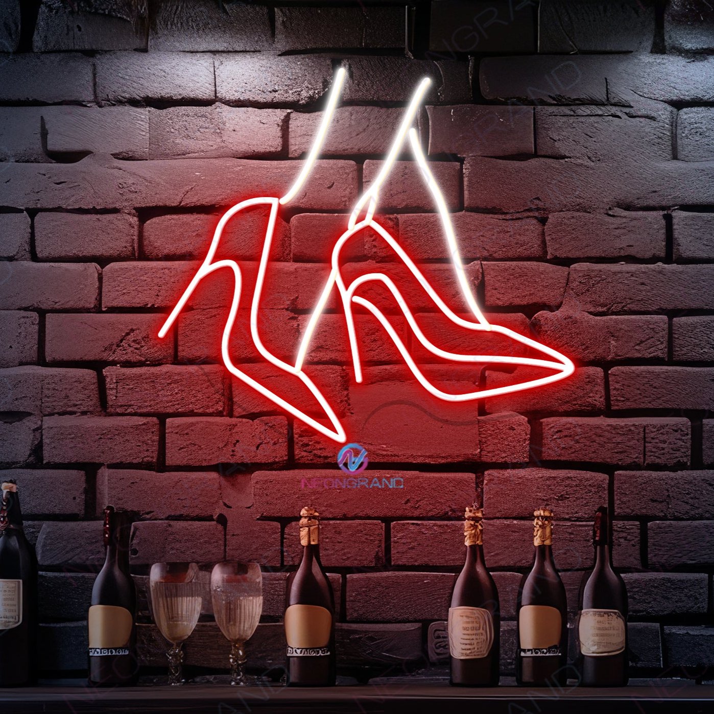 High Heels Neon Sign Bar Led Light