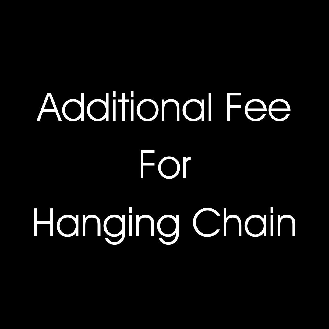Add both mounting kit & hanging chain
