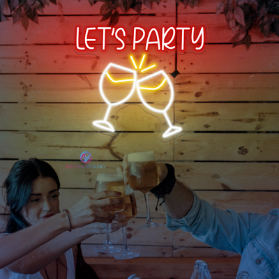 Let's Party Neon Sign Holiday LED Light