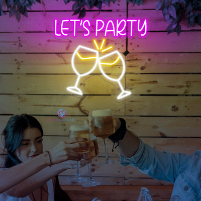 Let's Party Neon Sign Holiday LED Light