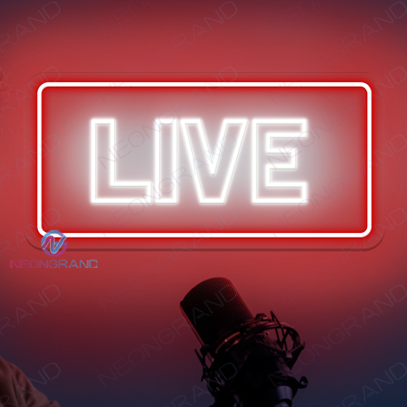 Live Neon Sign Red Led Lights