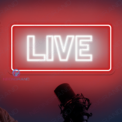 Live Neon Sign Red Led Lights