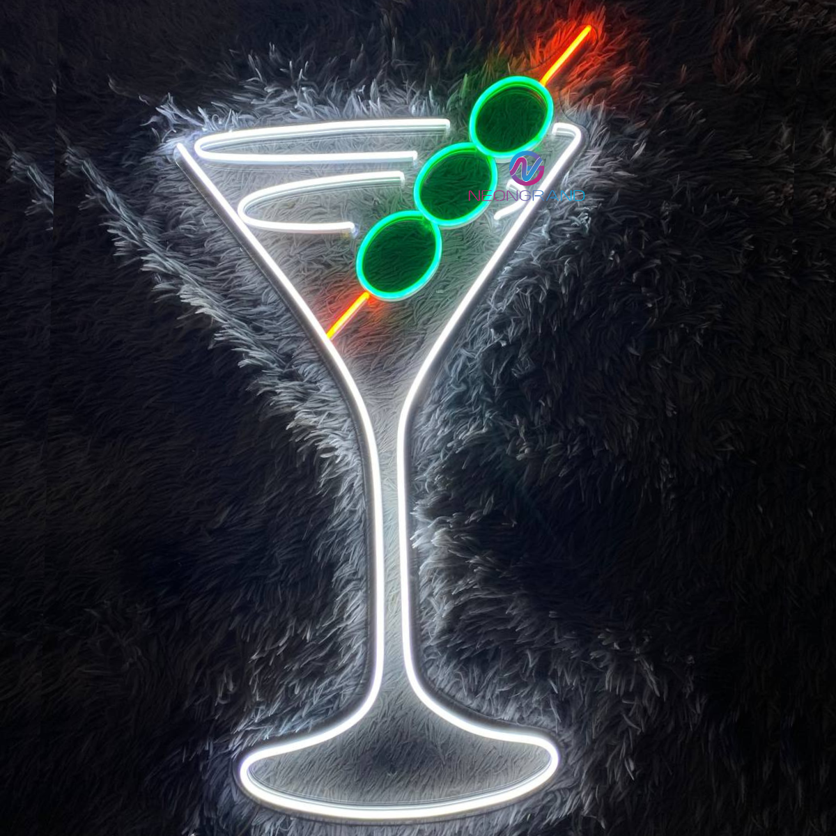 Martini Neon Sign Bar Led Light - NeonGrand Martini Neon Sign Bar Led Light - NeonGrand