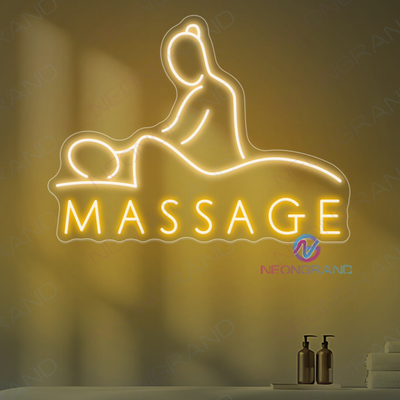 Massage Neon Sign Business Led Light