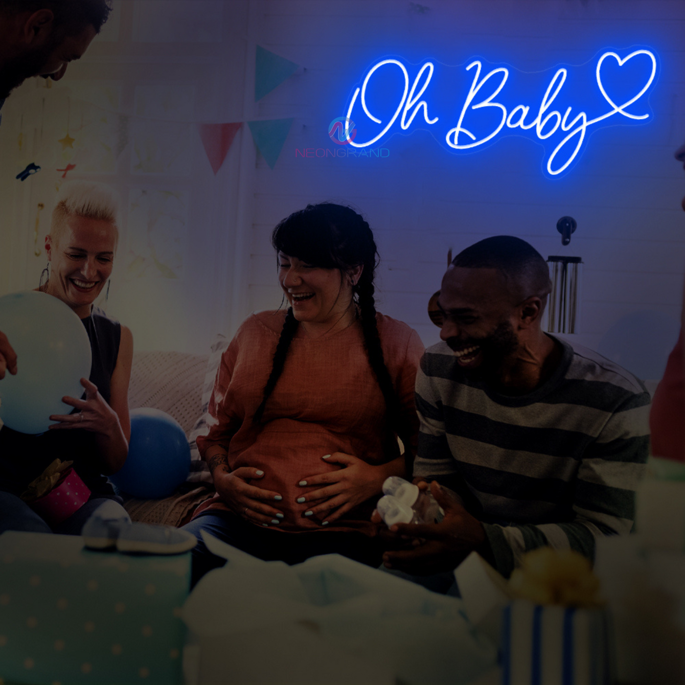 Oh Baby Neon Sign LED Light For Party