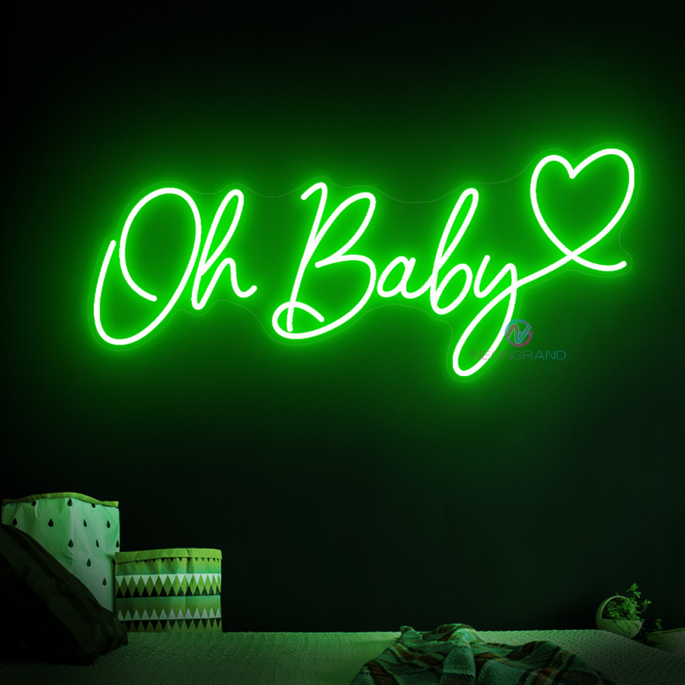 Oh Baby Neon Sign LED Light For Party