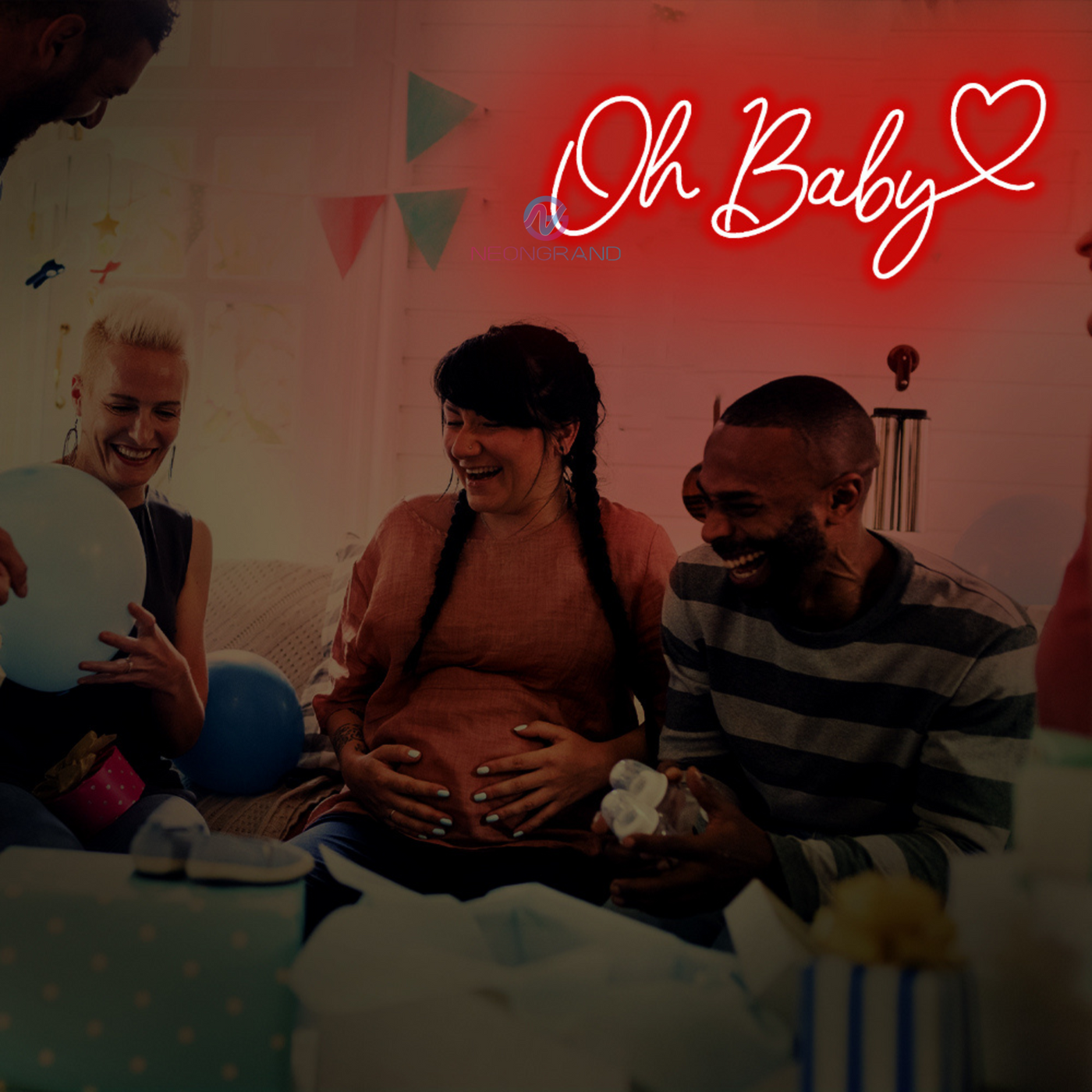 Oh Baby Neon Sign LED Light For Party