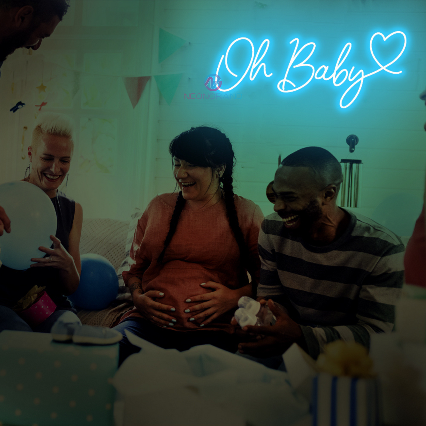 Oh Baby Neon Sign LED Light For Party