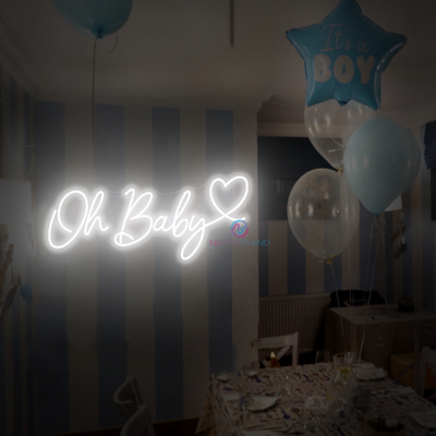 Oh Baby Neon Sign LED Light For Party
