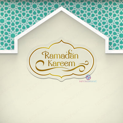 Ramadan Kareem Neon Sign Metal Backlit LED Light