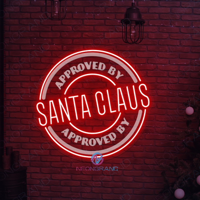 Santa Claus Neon Sign 3D Engraved Christmas Business Led Light