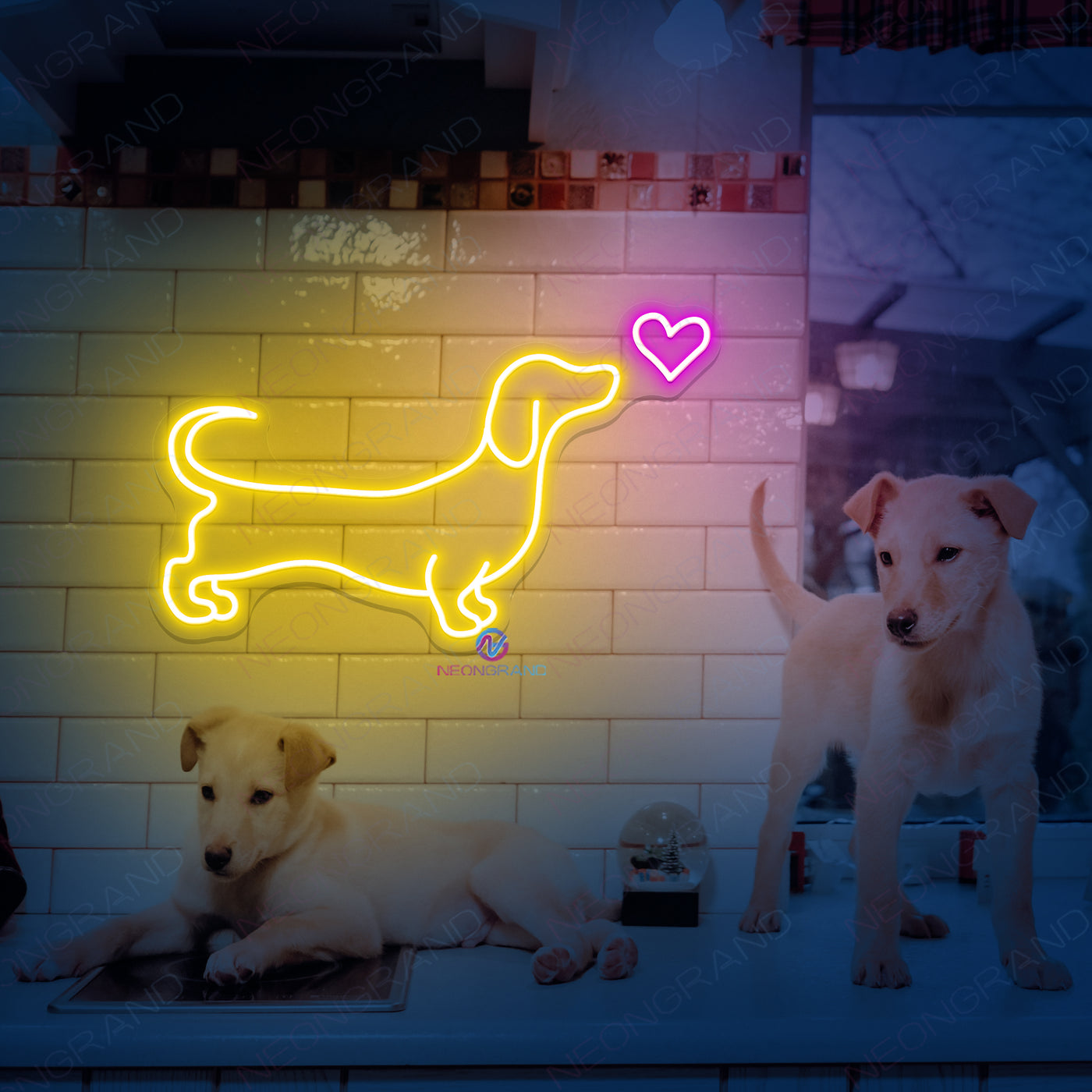 Sausage Dog Neon Sign Pet Led Light