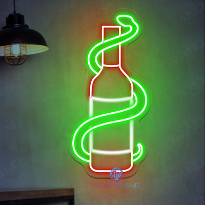 Snake Neon Sign Wine Bar Led Light