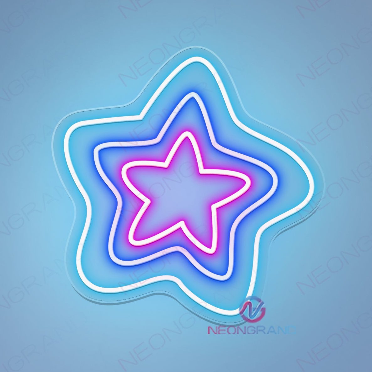 Star Neon Sign Party Led Light