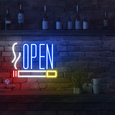 Tobacco Open Neon Sign Bar Business Led Light