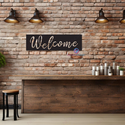 Welcome Sign Business Metal Sign